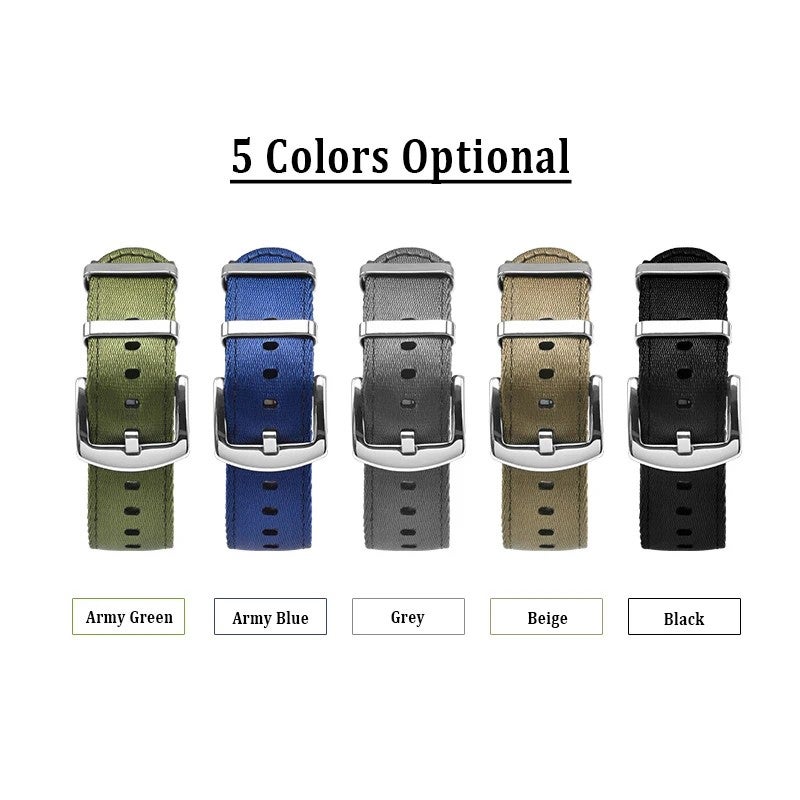 Bluejw High Quality Nylon Watch Strap Replacement for Samsung Galaxy Watch 3 – 18mm 20mm 22mm 24mm Quick Release Watch Band with Pins - Image 4