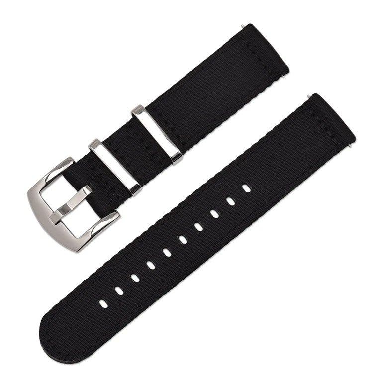 Bluejw High Quality Nylon Watch Strap Replacement for Samsung Galaxy Watch 3 – 18mm 20mm 22mm 24mm Quick Release Watch Band with Pins - Image 1