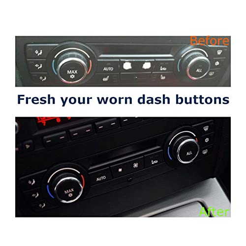 Ombialo AC Dash Button Repair Kit, Stickers Decals Compatible with BMW 3 Series 2006-2011, 1pc (BMW-3 Series) - Image 3