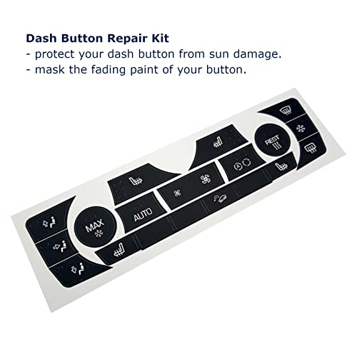 Ombialo AC Dash Button Repair Kit, Stickers Decals Compatible with BMW 3 Series 2006-2011, 1pc (BMW-3 Series) - Image 4