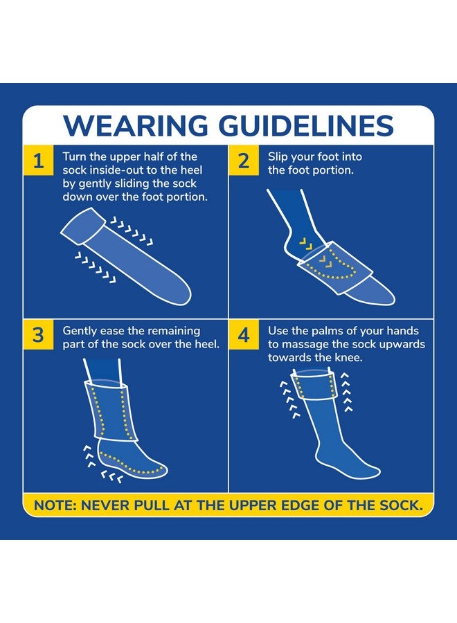 Dr. Scholl's Dr. Scholl's Men's Work Compression Over the Calf Sock, Black, 6.5-12 US - Image 4