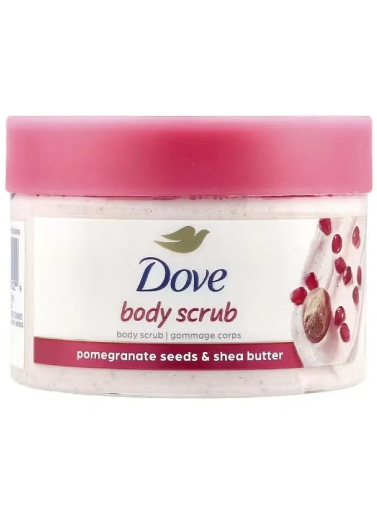 Dove Pomegranate Seed & Shea Butter Scrub, 298g