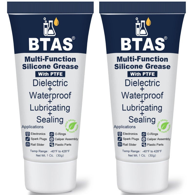 BTAS Dielectric Grease Automotive for Electrical ConnectorsDi Dialectical Contact TuneUp Grease of Car Spark Plug Boot Components Battery Terminal Electric GrasaAgainst Salt Corrosion 1 oz 2 Pcs - Image 3
