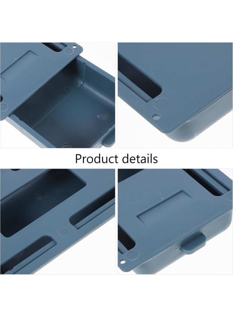 SOLARAE Pen Holder Under Desk Organisers, Under Desk Drawer 4 Pack Under Desk Storage, Drawer Organizer Set, Self-Stick Expandable Drawer Tray for Office, Home, School - Image 5