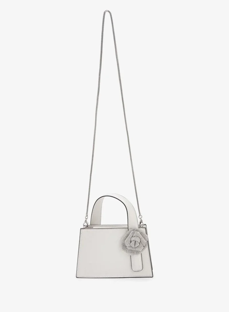 سيليست Floral Embellished Tote Bag With Chain Strap Ramadan Collections