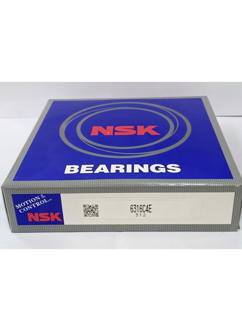 NSK رمان بلي أصلي  NSK 6316 C4E - خلوص داخلي عالي - مقاس 80x170x39 ملم - أصلي صنع في اليابان - Image 4