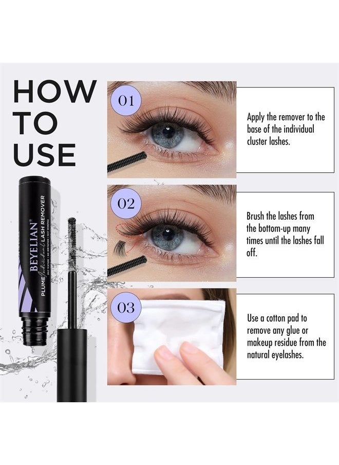 BEYELIAN Lash Remover, Cluster Lash Glue Remover Eyelash Remover for Cluster Lashes Lash Adhesive Remover Lash Glue Remover Mascara Wand Glue Remover 5g by BEYELIAN  - Image 5