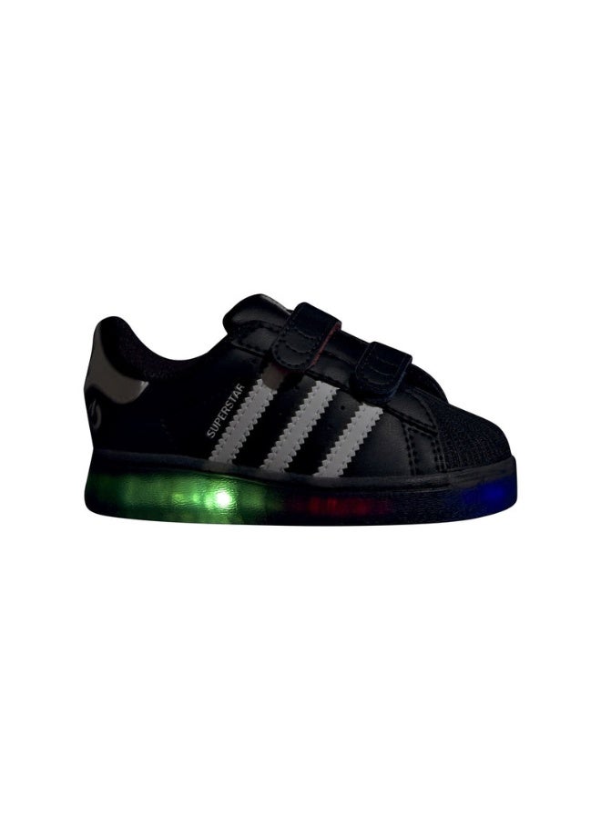 اديداس اوريجينالز أديداس سنيكرز سوبرستار LED لايتس CF I أسود للجنسين  - Image 2