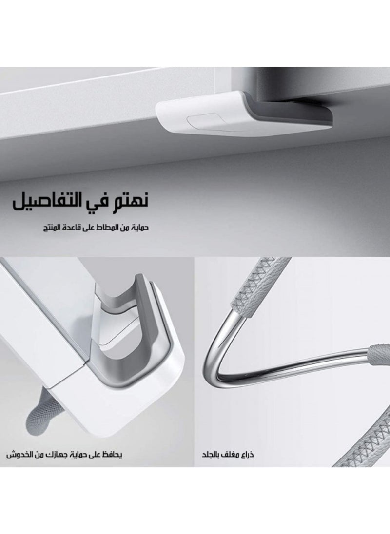 Synchro - Tablet and Mobile Holder 4-13 Inch with Screw Arm and Flexible Clamp 80cm Length - Image 1