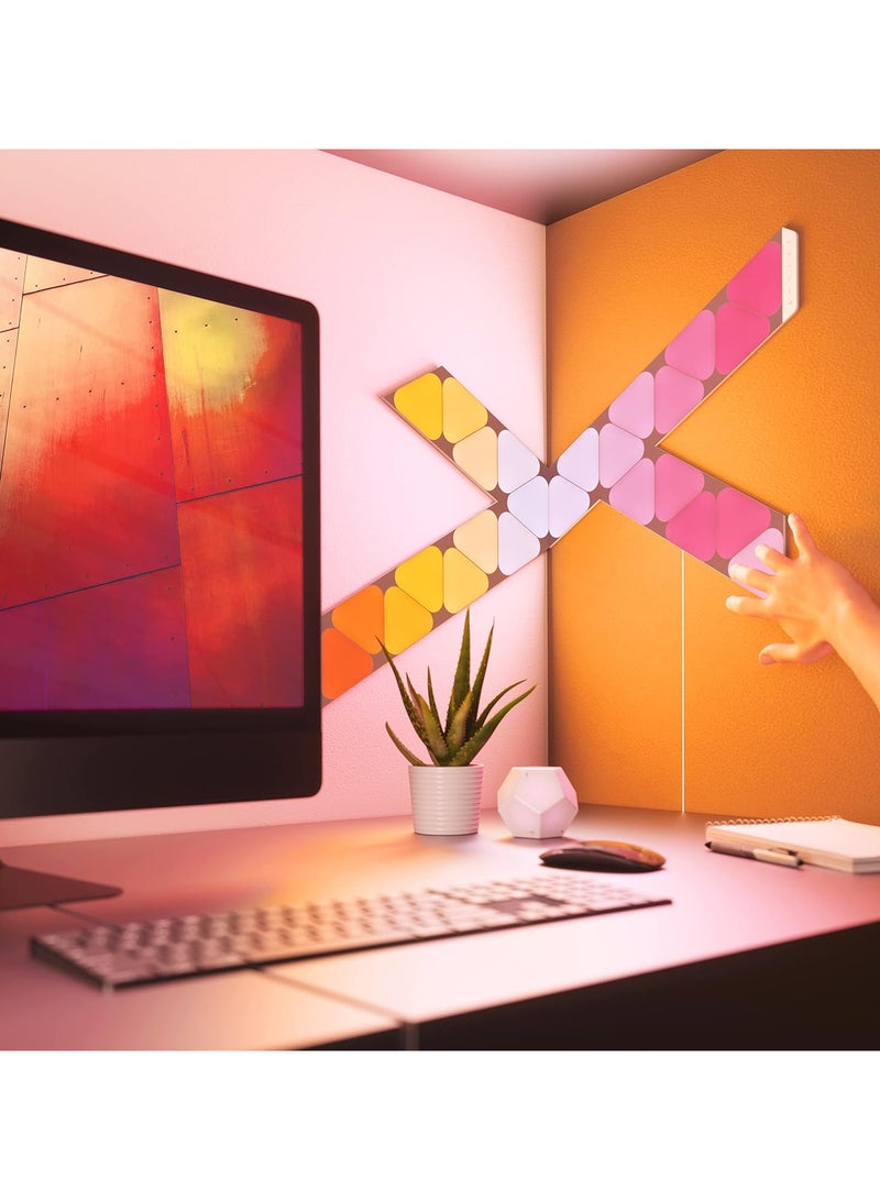 نانوليف Nanoleaf Shapes Mini Triangles Starter Kit (9 panels) - NL48-0002TW-9PK-UK | Nanoleaf - Image 5