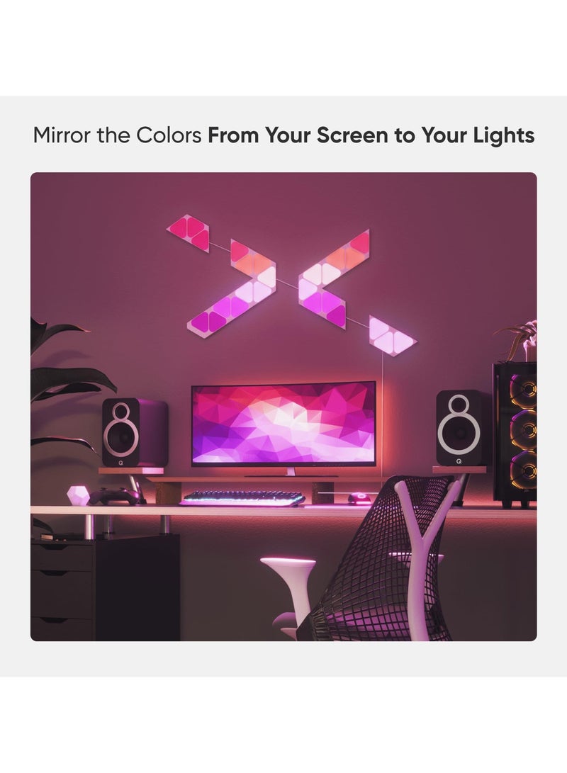 نانوليف Nanoleaf Shapes Mini Triangles Starter Kit (9 panels) - NL48-0002TW-9PK-UK | Nanoleaf - Image 2