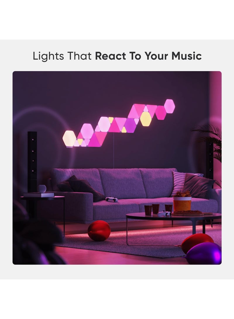 نانوليف Nanoleaf Shapes Mini Triangles Starter Kit (9 panels) - NL48-0002TW-9PK-UK | Nanoleaf - Image 3