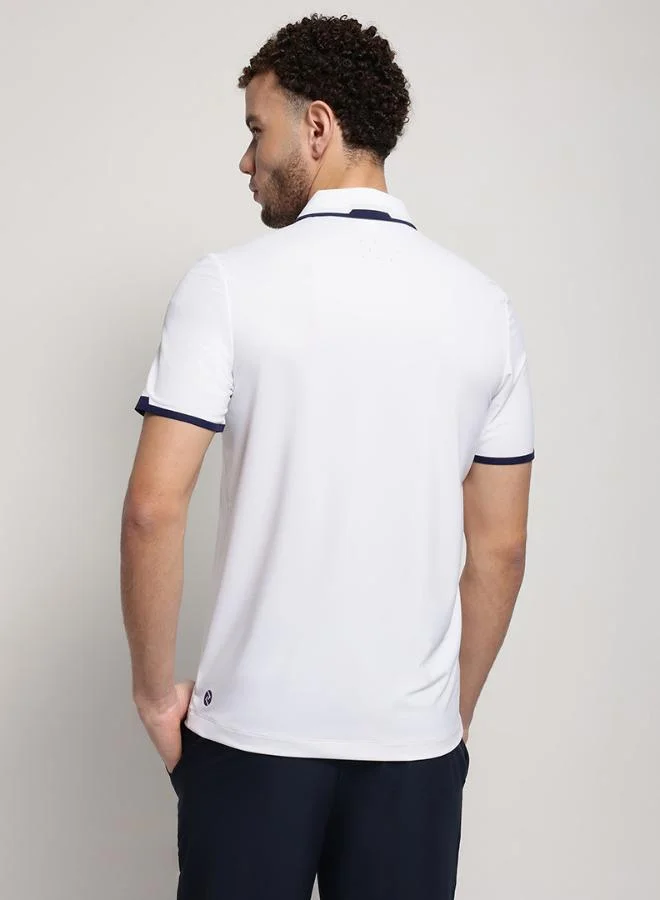Zaecy  Men’s Polo T-Shirt Mandala Edition – Pearl White for Men | Best Price UAE