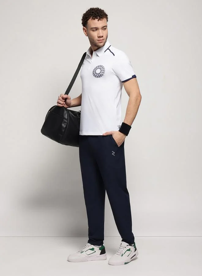 Zaecy  Men’s Polo T-Shirt Mandala Edition – Pearl White for Men | Best Price UAE