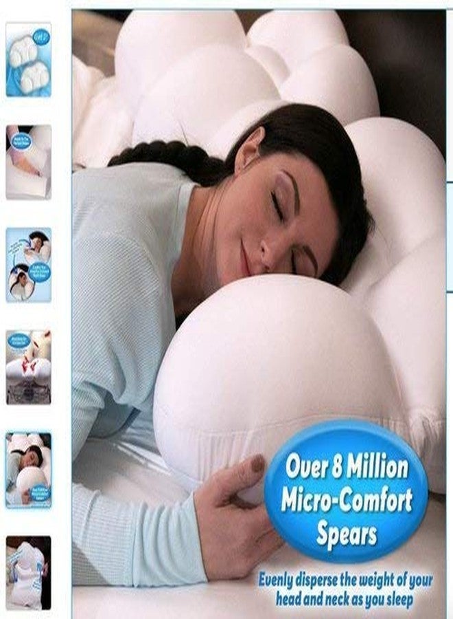 FAYBY Super Soft Memory Foam Pillow Orthopedic Sleeping Pillows,Micro-Comfort Spheres Dispersed,Comfortable Sleep Help Alleuiate Neck & Back Pain - Image 2