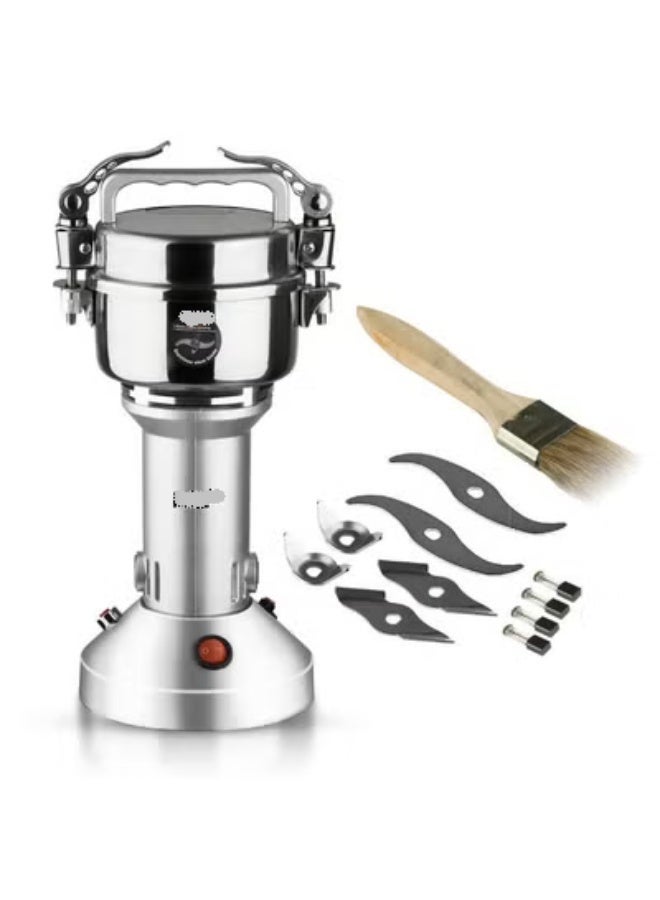 150g Grain Mill Grinder,  Stainless Steel High-Speed Electric Grinder for Coffee Beans, Spices, Herbs, Nuts & Dry Grains - Image 1