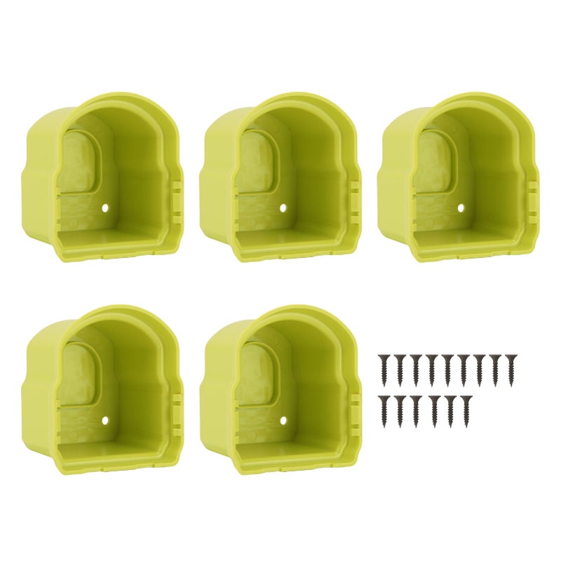 5PCS Battery Hanger Fit for P102 P103 P104 P105 P107 P108 P109 14.4V-18V Lithium Ion Battery Reusable Wall Mount Holder - Image 1