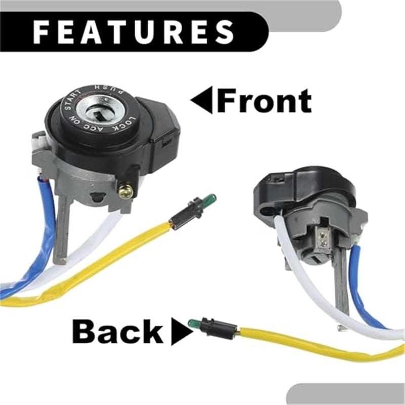 DEMULAX Ignition Lock Cylinder with Keys for Kia Optima - Image 2