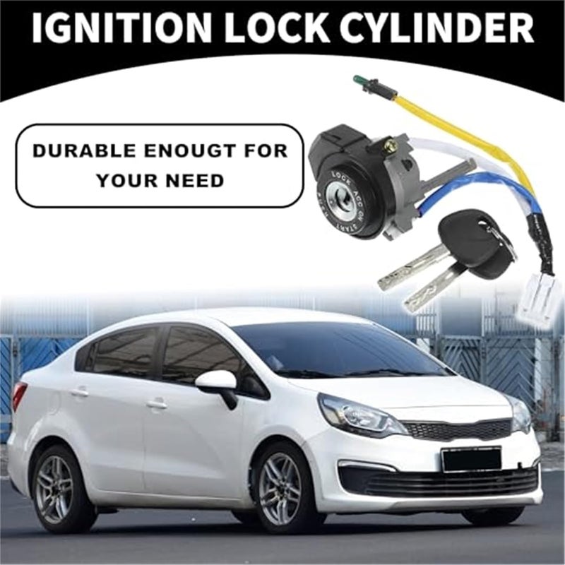 DEMULAX Ignition Lock Cylinder with Keys for Kia Optima - Image 5
