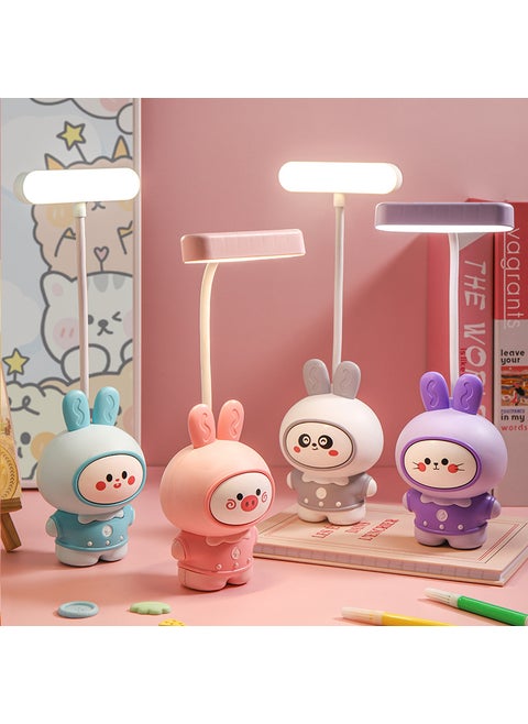Cartoon LED Desk Lamp Folding Eye-Protection MU335 rabbit table lamp pencil sharpener