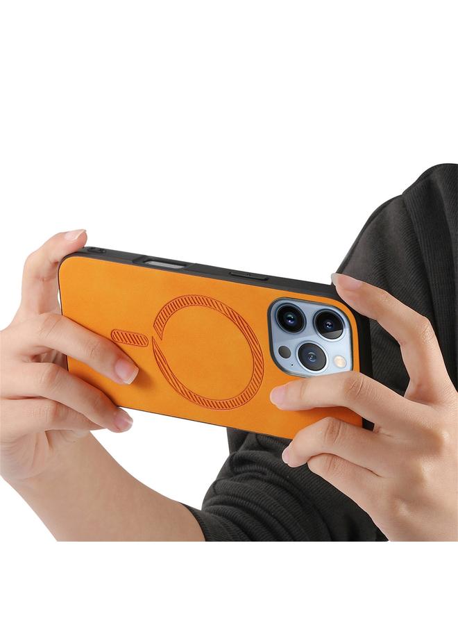 اس-توب جراب لهاتف iPhone 16 Pro بلون سادة ريترو ماجسيف غطاء خلفي من البولي يوريثان - Image 4