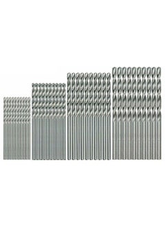 SWISSO SWISSO 40Pcs Micro Twist Drill Bit HSS Straight Shank Set For Jewelry PCB Craft 0525mm Silver Pack of 1 Silver  - Image 1
