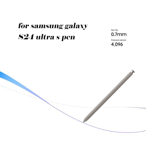 CaoXiong S24 Ultra S Pen Replacement for Samsung Galaxy S24 Ultra Stylus Pen,0.7mm Fine Tip for Precision,US Version,EJ-PS928BYEGUS,WithoutBluetooth(Light Gray) - Image 2