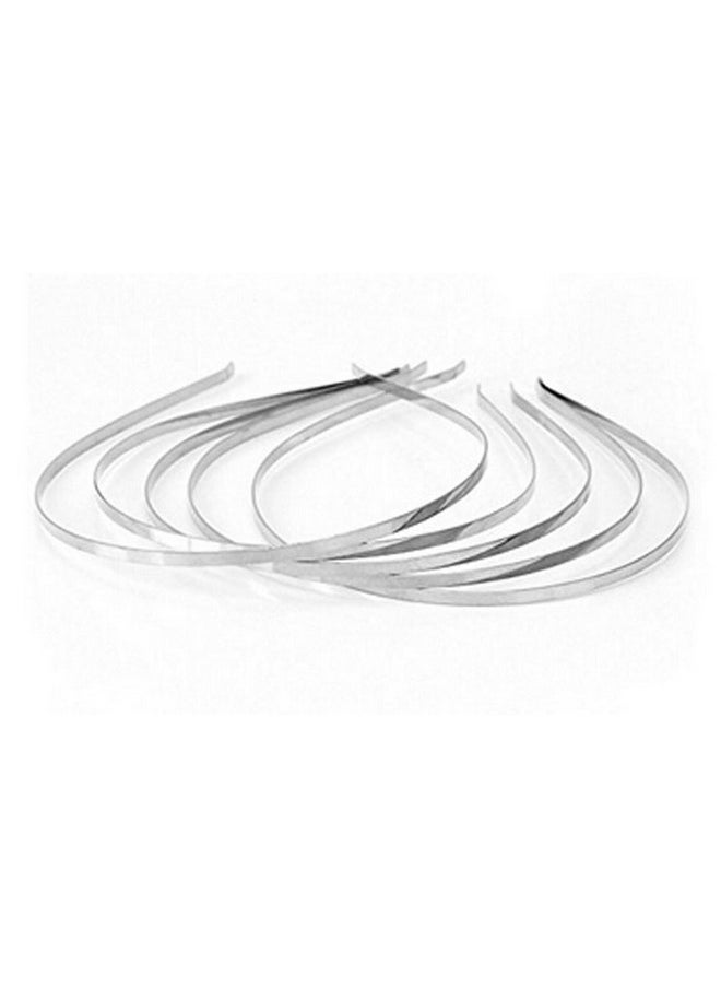 Suoirblss 20Pcs 5Mm Metal Blank Headband Hair Band Accessories Alloy Hoop Hairband Diy Findings Headband Hair Accessories  - Image 1