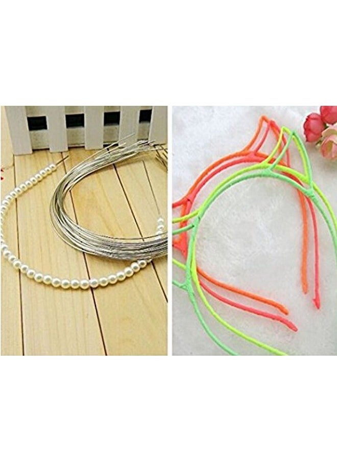 Suoirblss 20Pcs 5Mm Metal Blank Headband Hair Band Accessories Alloy Hoop Hairband Diy Findings Headband Hair Accessories  - Image 5