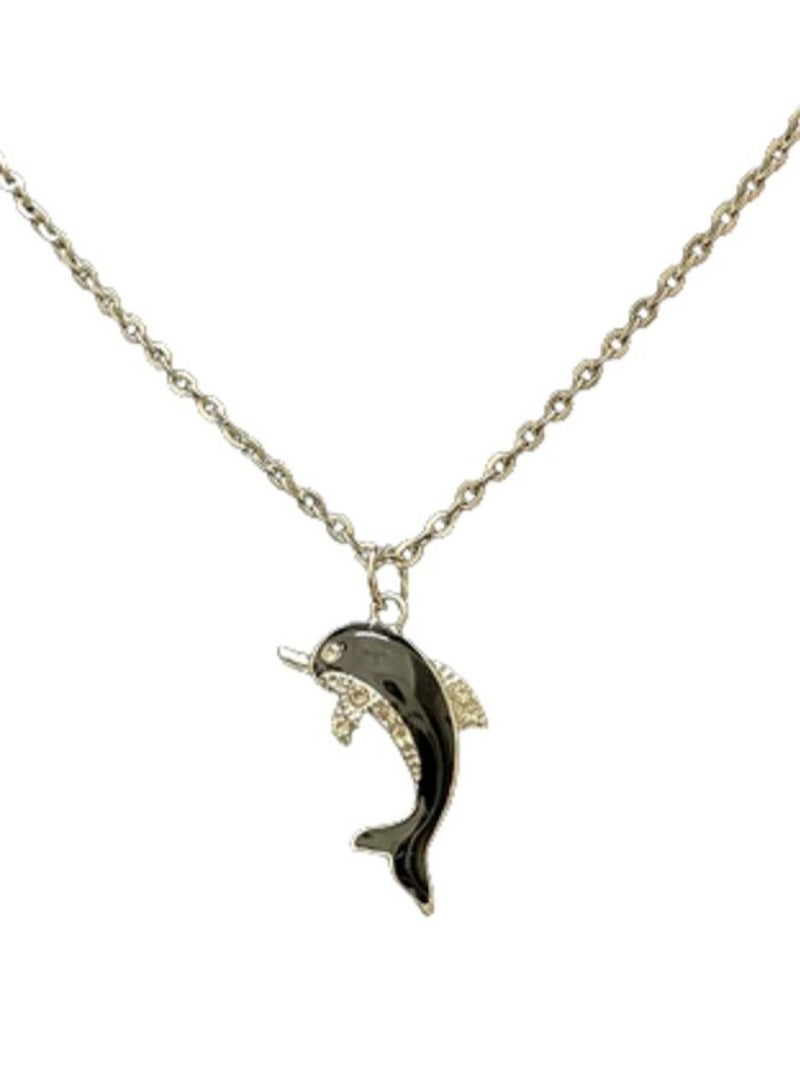 Dolphin Pendant Necklace For Women Accessories