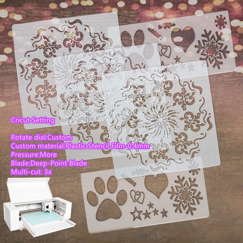 BANLTRE 10 Sheets 10 mil Mylar Sheet 12 x 12 inch Milky Translucent PET Blank Stencil Making Sheet for Machines, Laser Cutting, Cut Tool Template Material (10 mil) - Image 4