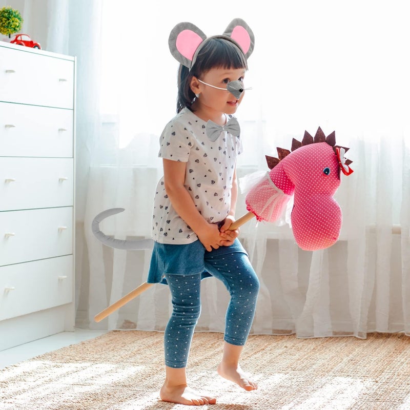 LIYDE Mouse Costume Set With Ears Headband, Tail, Nose, Bowtie for Halloween/Birthday/Christmas/Cosplay Party Decorations - Image 5