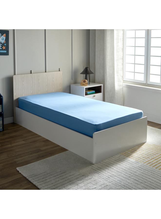 Home Box Arcade Team Single Microfibre Jersey Fitted Sheet - 90x200+25 cm  - Image 1