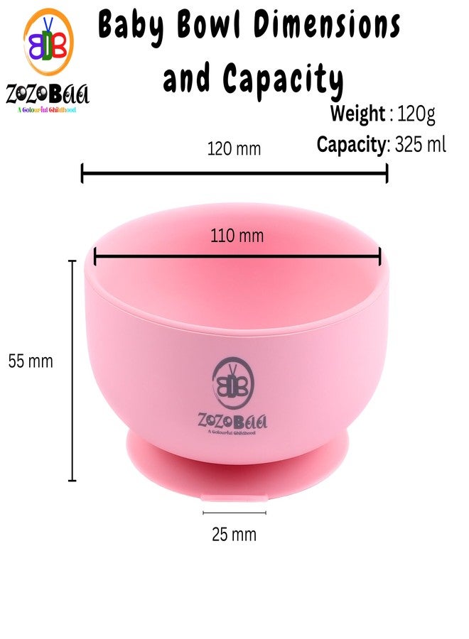 وعاء سيليكون للأطفال الرضع وكوب تدريب للأطفال الصغار مع شفاطة | وعاء بقاعدة شفط قوية | مقابض سهلة الإمساك، 3 في 1 - مفتوح، كوب للرضاعة، وكوب للشرب للأطفال | مجموعة تغذية للأطفال في مرحلة الرضاعة الطبيعية والمرحلة الأولى | عبوة من قطعتين، وردي - Image 2