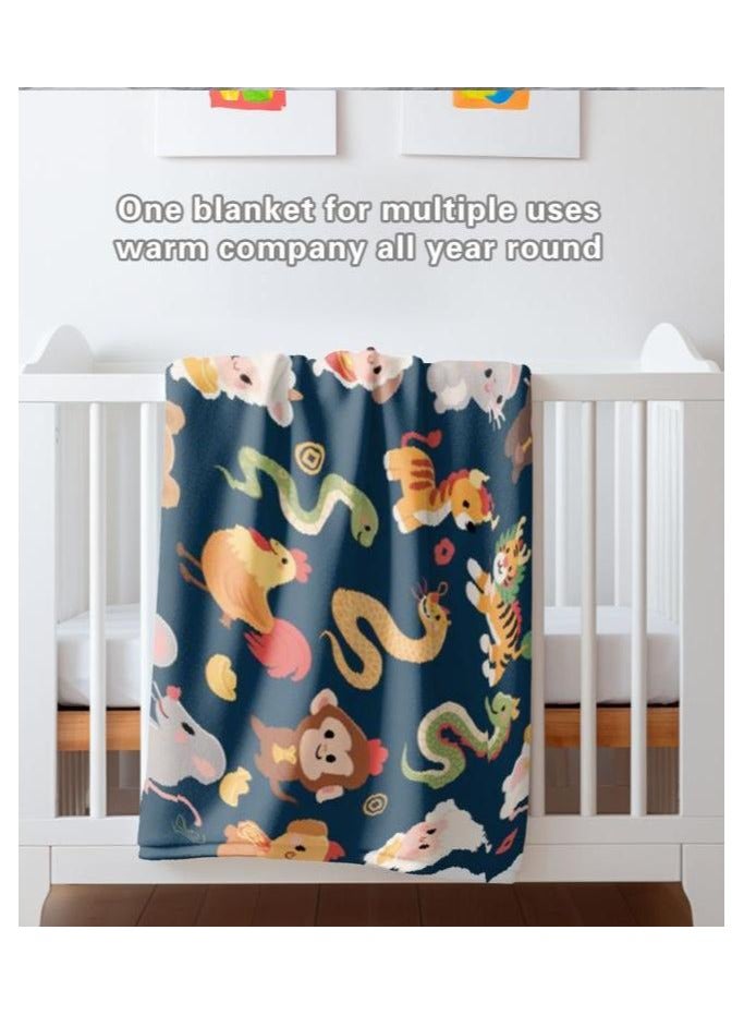 عام بطانية رقيقة من الفانيلا (دافئة ومريحة، ومناسبة للنوم واستخدام الألعاب وإزالة الغبار ومقاومة للرمل) 150 سم * 200 سم - 804 - Image 4