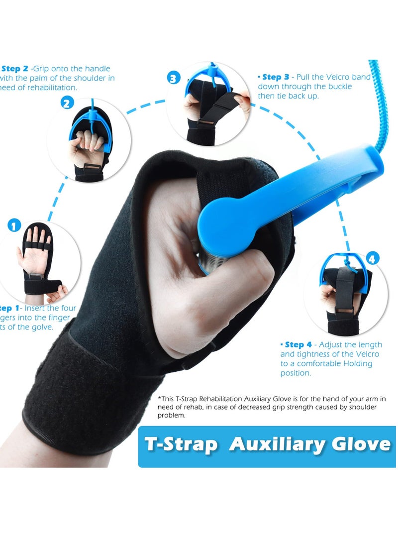 واي آند دي Shoulder Exercise Pulley Over, for Physical Therapy, Alleviate Pain and Facilitate Recovery from Surgery, Blue - Image 5