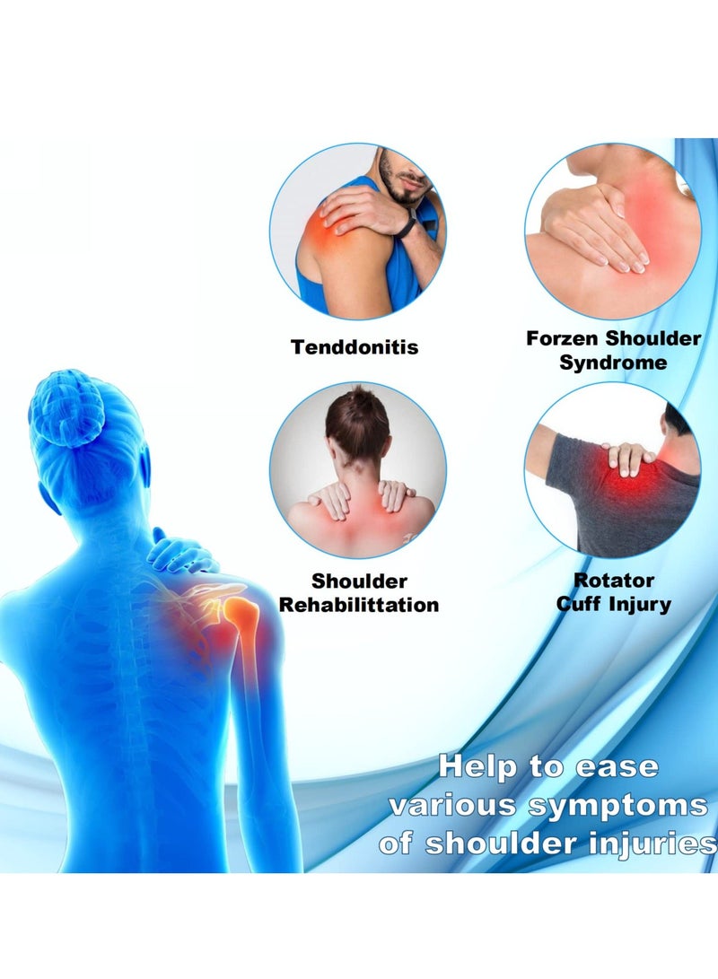 واي آند دي Shoulder Exercise Pulley Over, for Physical Therapy, Alleviate Pain and Facilitate Recovery from Surgery, Blue - Image 2