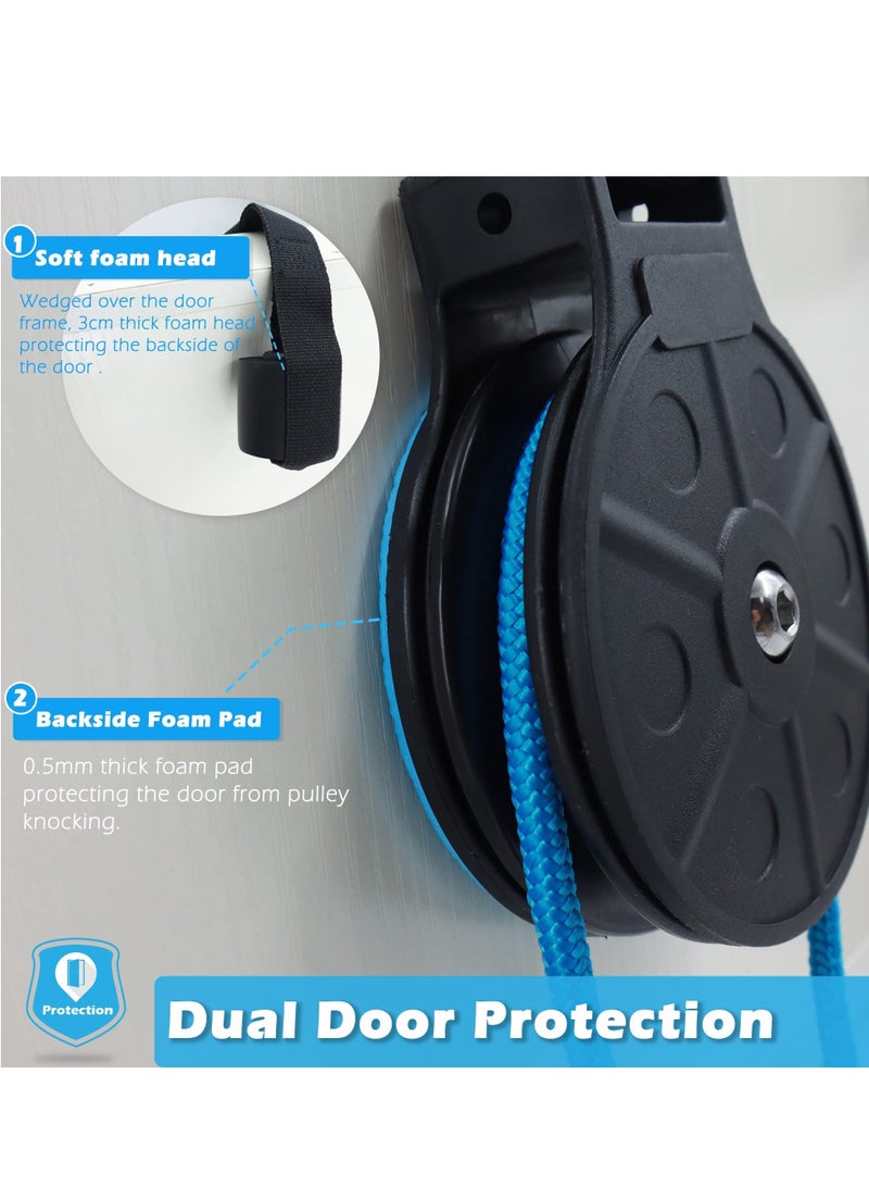 واي آند دي Shoulder Exercise Pulley Over, for Physical Therapy, Alleviate Pain and Facilitate Recovery from Surgery, Blue - Image 4