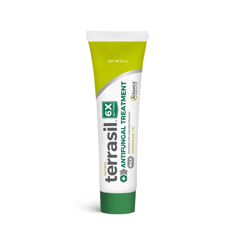 terrasil Clotrimazole Antifungal Cream, Relief for Fungal Yeast Infections, Jock Itch, Athletes Foot, Ringworm for Men & Women, Clinically Proven Treatment of Skin Fungus. FSA - HSA Eligible (0.5oz) - Image 1