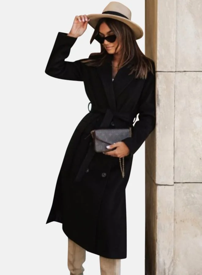 YUNIQEE Striped Longline Parka Jacket