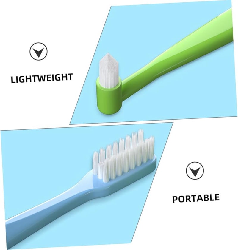 4 قطع فرشاة ما بين الأسنان بتصميم مزدوج الرأس مريح للعناية اليومية بالفم - Image 4