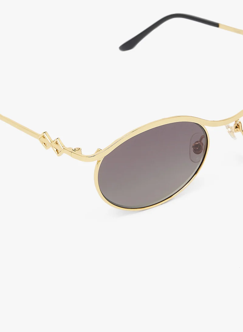 KAREN WAZEN Taylor Oval Sunglasses
