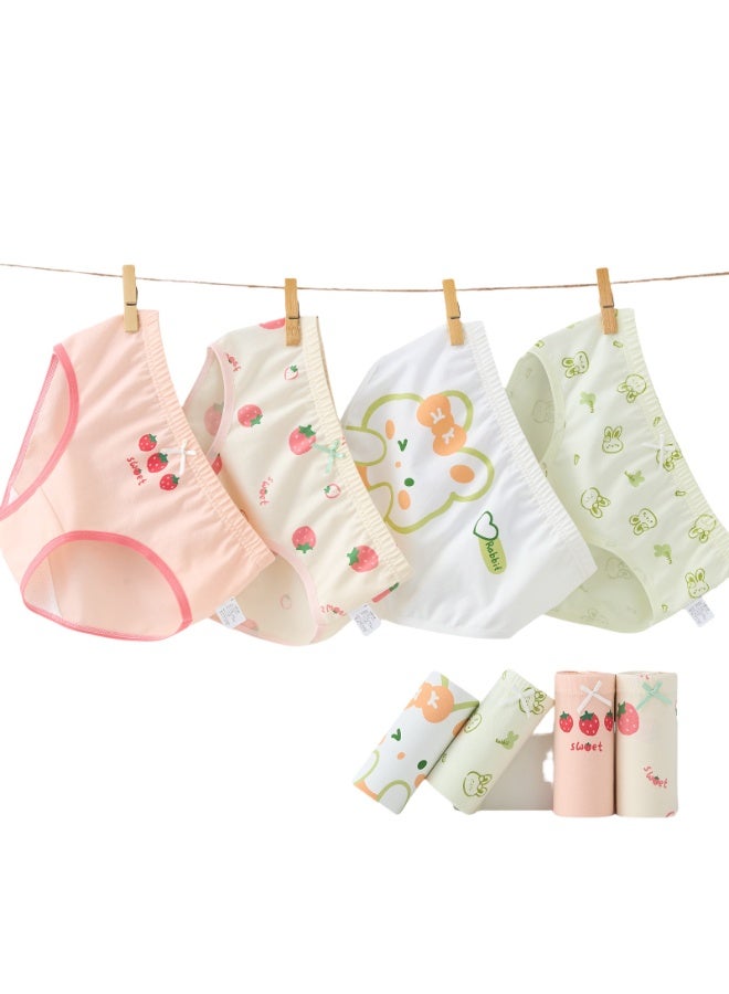 KUYING New Comfortable Skin friendly Breathable Underwear Set 0f 4