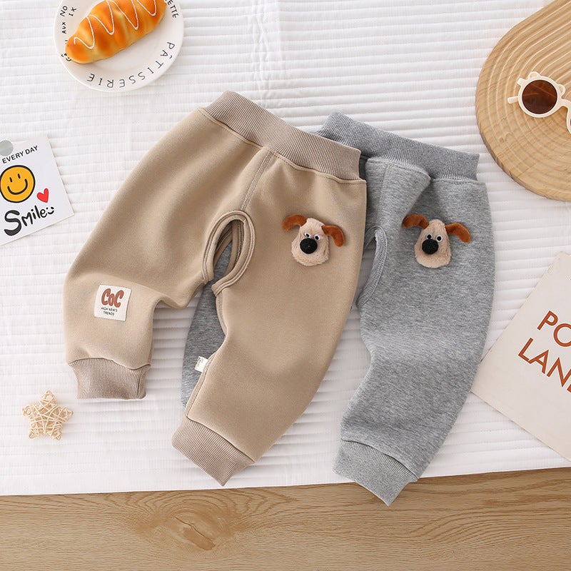 Infant Cashmere Pants Category A Warm Padded Pants For Wear Outside Men'S And Women'S Baby Olympic Cashmere Pants 1 - Image 2