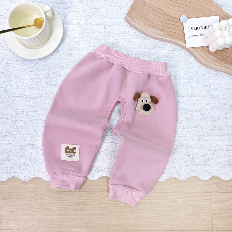 Infant Cashmere Pants Category A Warm Padded Pants For Wear Outside Men'S And Women'S Baby Olympic Cashmere Pants 1 - Image 1
