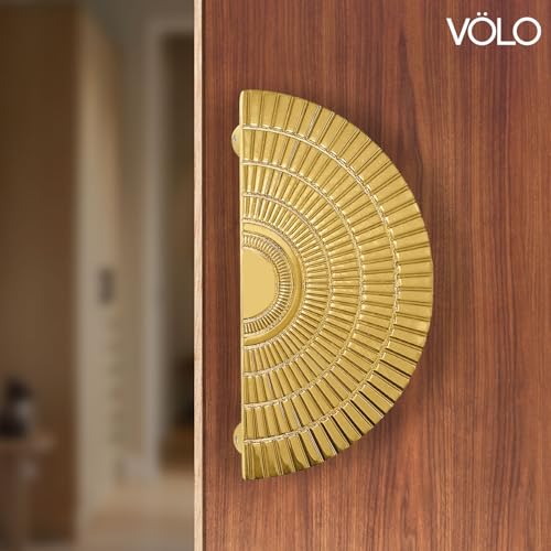 VOLO Main Door Handle – Heavy Duty Pull Handle for Wooden & Glass Doors in Home, Office & Hotel Use (Model: S-626) – Pack of 1 Set (Gold – 160MM) - Image 3