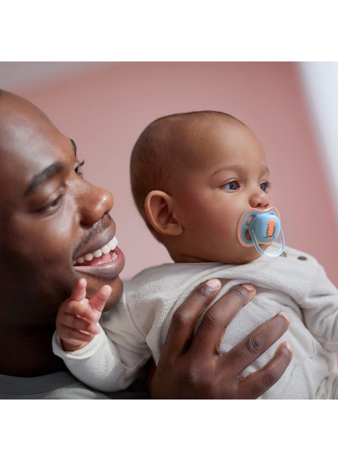 Avent Philips Avent Ultra Air Soother - 2 X Light, Breathable Baby Soothers For Babies Aged 0‑6 Months, Bpa-Free With Steriliser Carry Case (Scf085/59) - Image 3