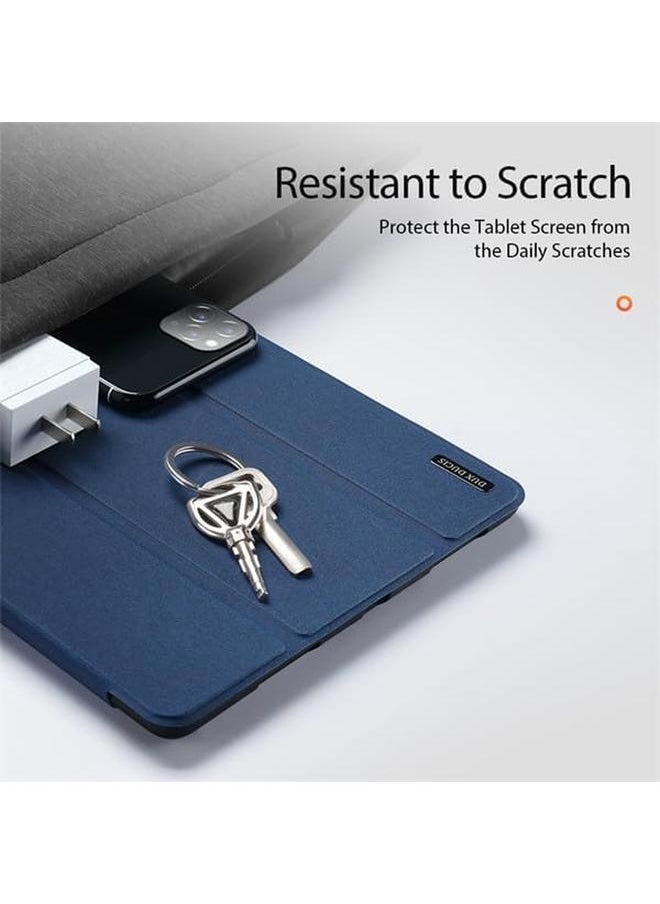 erorex - Compatible With Ipad Mini 7Th Generation Case 2024 8.3 Inch Anti Drop And Scratch Esistant Tri Folding Protective Shell With Auto Sleep Wake For Ipad Mini 7 (Blue) - Image 1