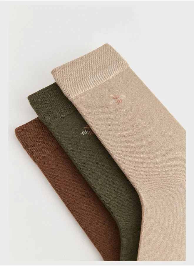 ال سي وايكيكي 3 Pack Crew Socks