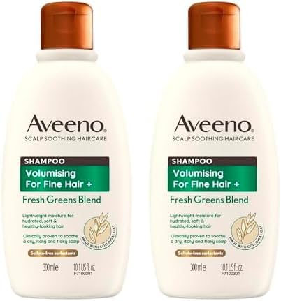 Aveeno شامبو أفينو لتكثيف الشعر بخلاصات النعناع والخيار وإكليل الجبل للشعر الناعم 300 مل - Image 1